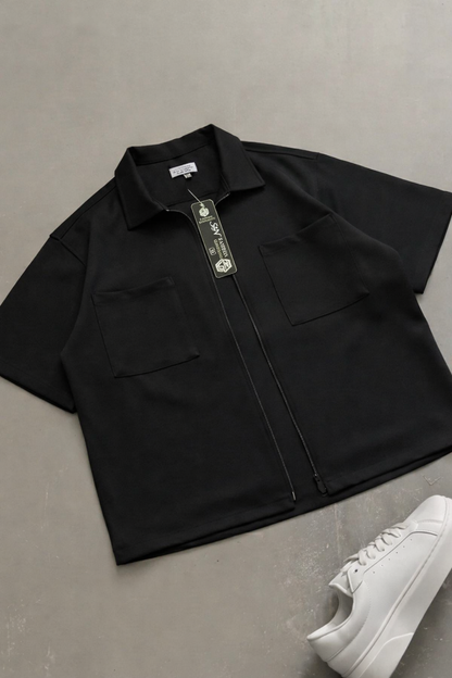 Korean Style Oversized Double Pocket Shirt