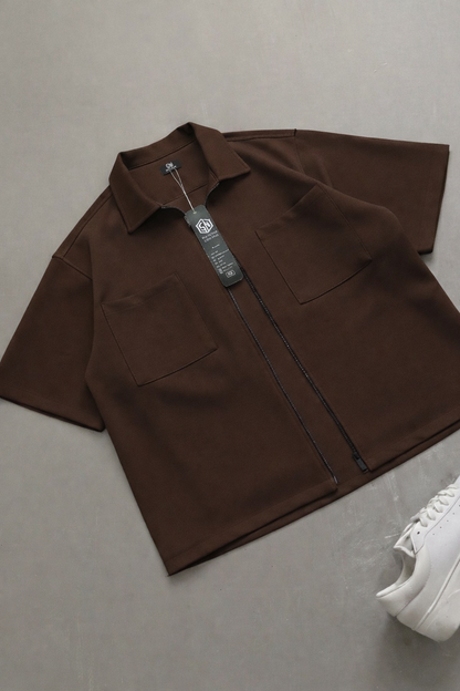 Korean Style Oversized Double Pocket Shirt